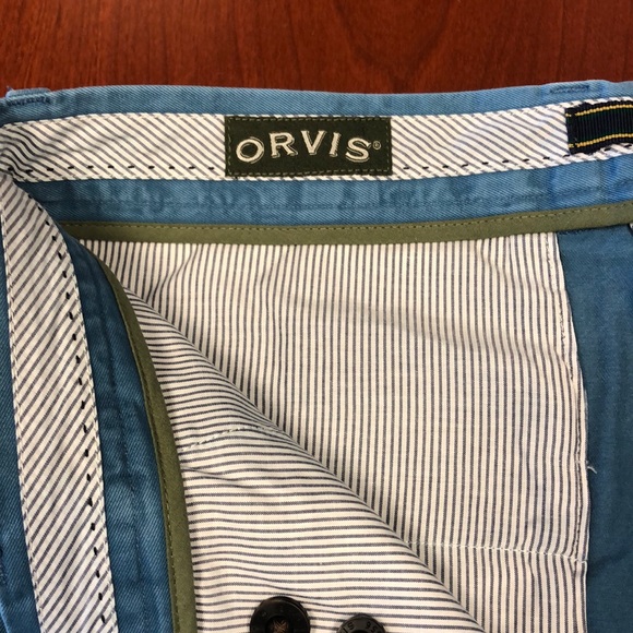 Orvis Blue Shorts - Picture 2 of 4